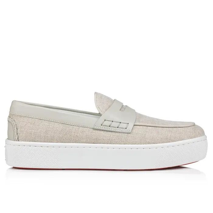 Christian Louboutin o1bcso1str0825 Paqueboat in Beige Size US 11 / EU 44 - 2 Thumbnail