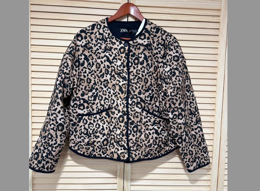 Zara Zara Animal Print Puffer Jacket Size S Size S / US 4 / IT 40 - 12 Thumbnail