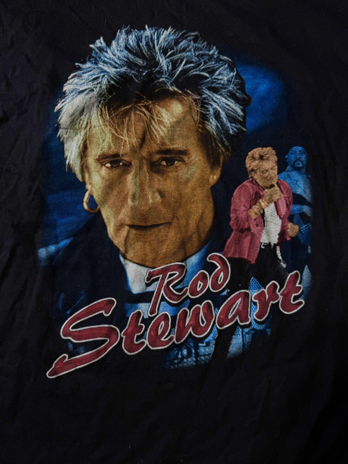 Other Vintage Rod Stewart Adult Tour Shirt Human Tour 2001 Size US L / EU 52-54 / 3 - 2 Thumbnail
