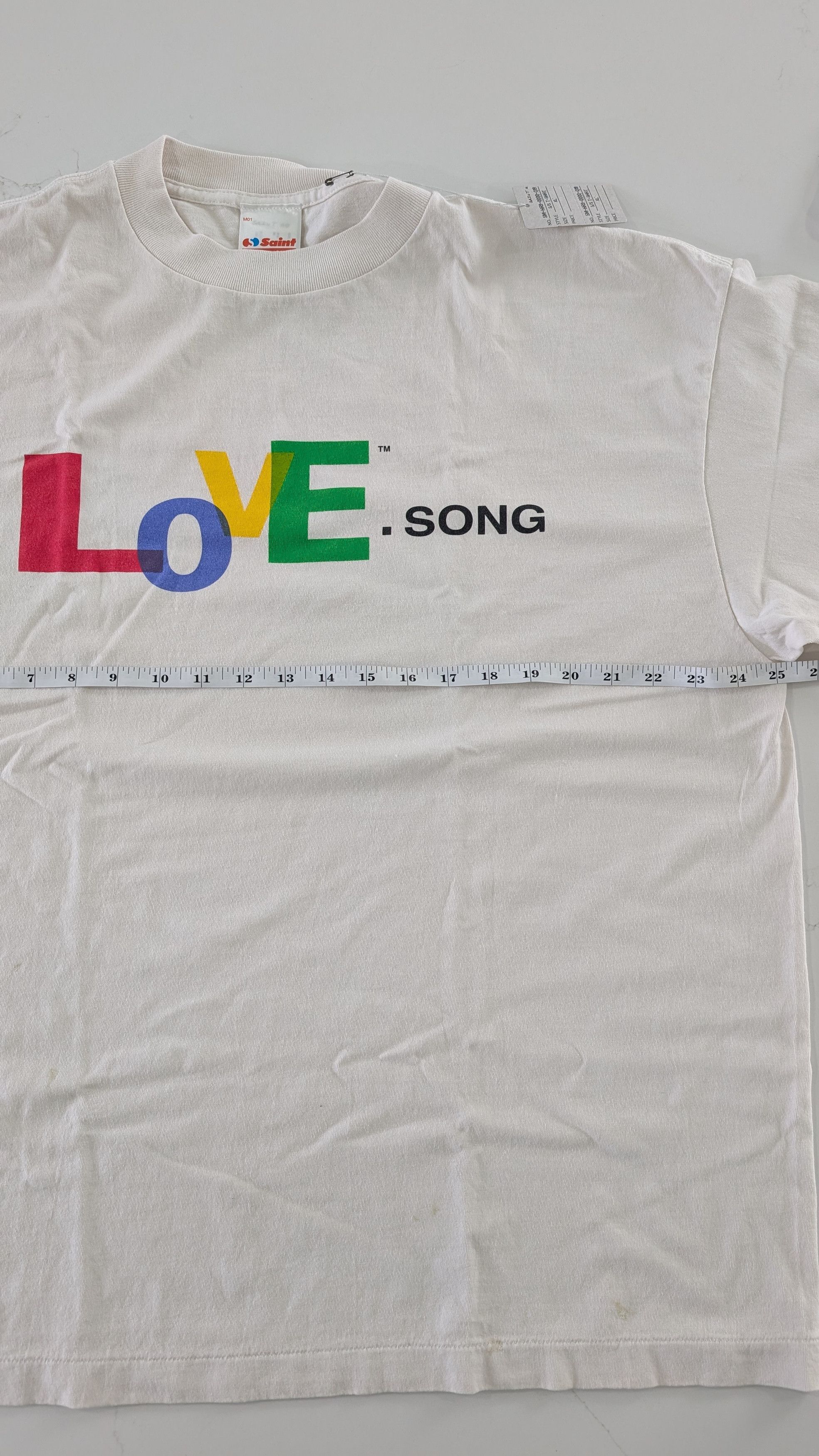 Saint Michael Saint Michael Love Song T-Shirt White XL Size US XL / EU 56 / 4 - 10 Thumbnail
