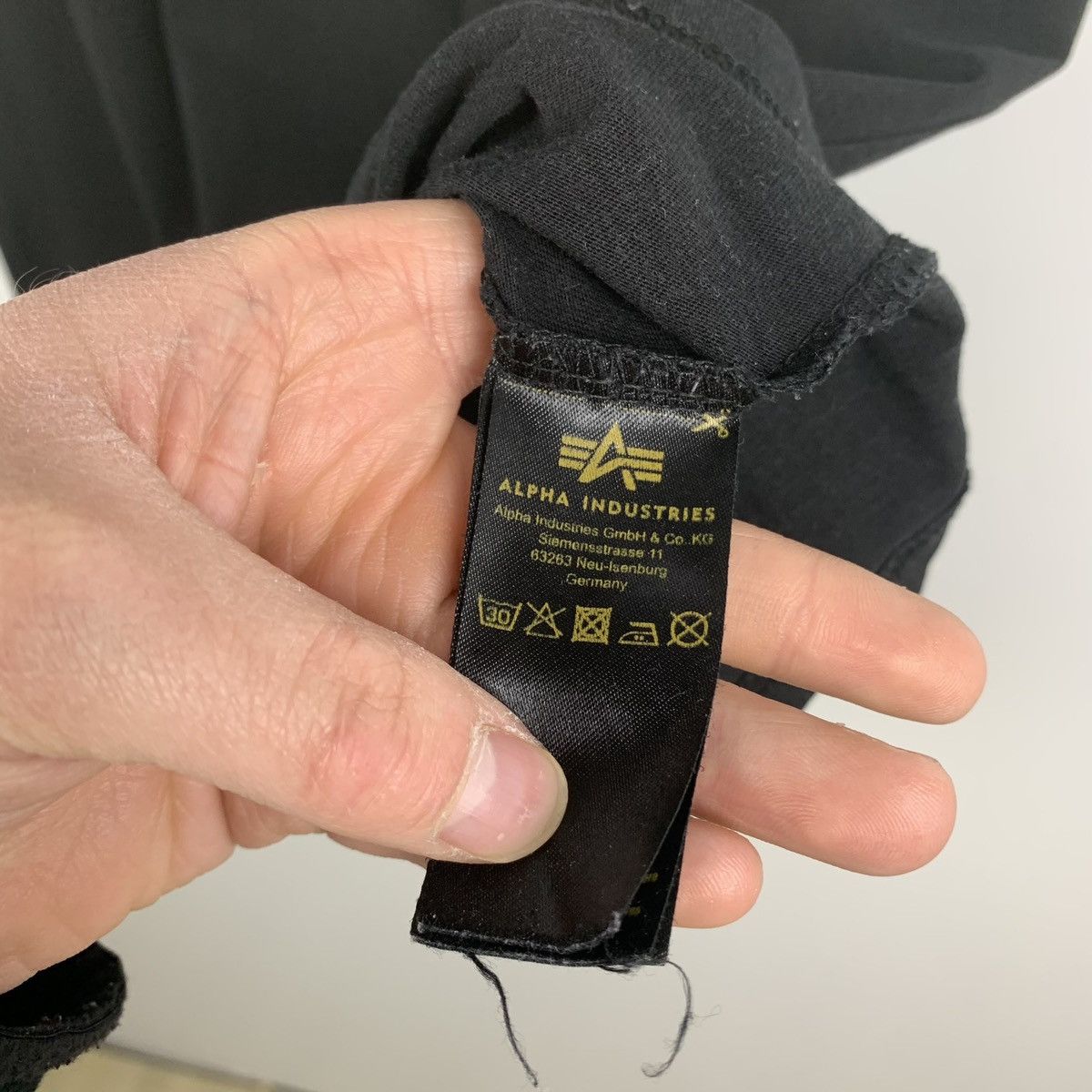 Alpha Industries Alpha Industries Big Logo Tee Y2K USA Military Designer Size US L / EU 52-54 / 3 - 10 Thumbnail