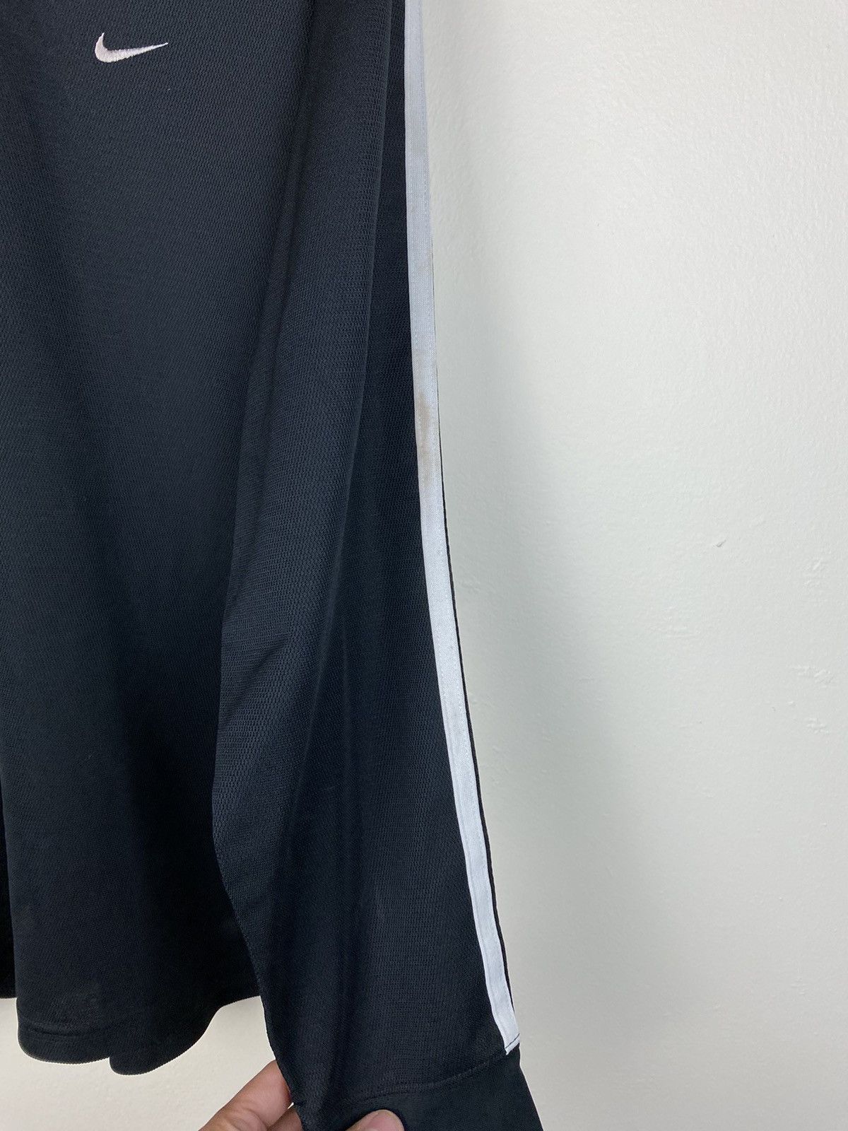 Nike Vintage Y2K Nike Long sleeve Athletic Silver Tag Jersey Size US M / EU 48-50 / 2 - 5 Thumbnail