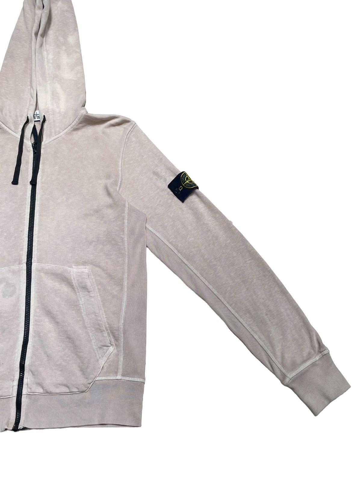 Stone Island Isla Zip Up Hooded Sweatshirt Dry Grey 2000s Size US S / EU 44-46 / 1 - 4 Thumbnail