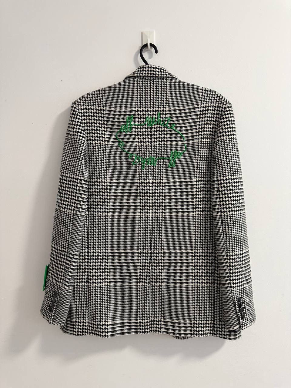 Off-White Off White Prince of Wales Herringbone Tomboy BlazerJacket Size M / US 6-8 / IT 42-44 - 3 Thumbnail