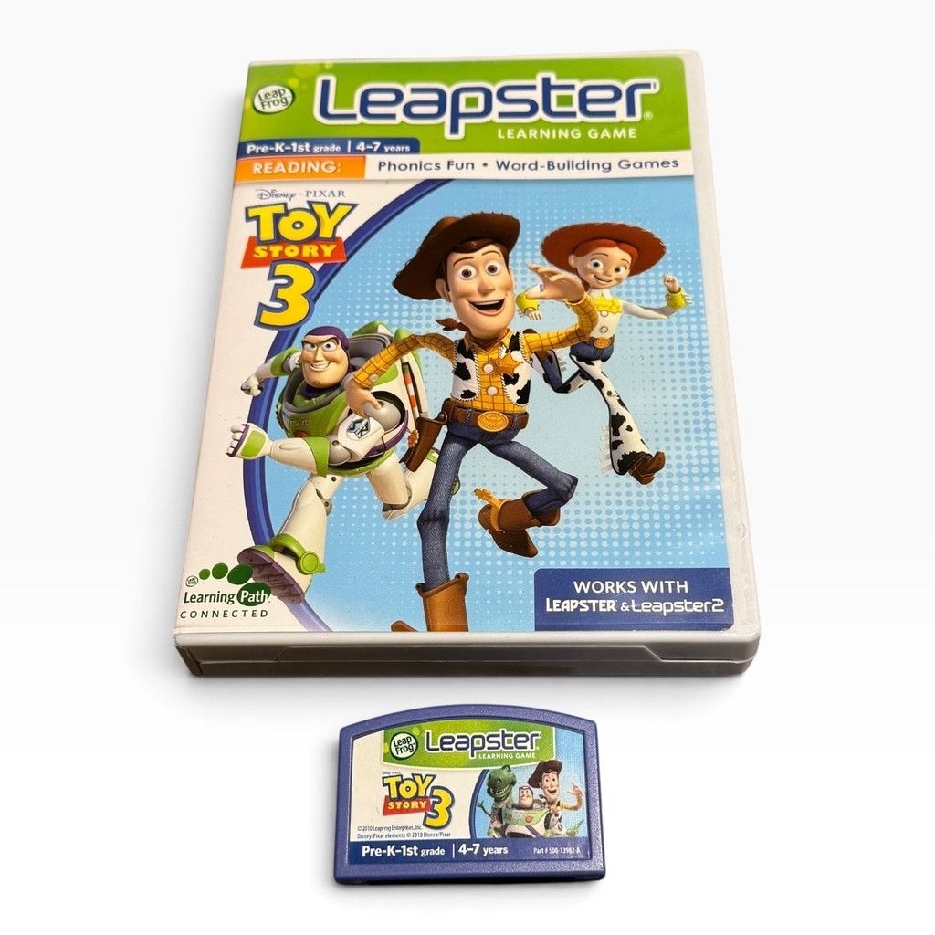 Leapfrog Toy Story 3 Learning Game For Leapster Video Game in Blue, Men's