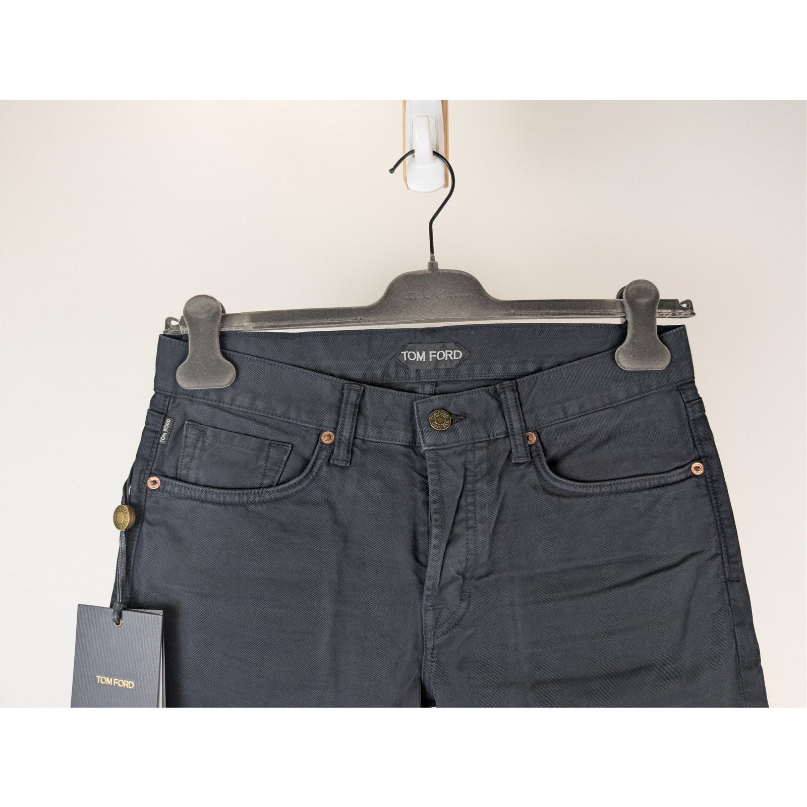 Tom Ford o1rshd1 Straight Fit Denim Jeans in Navy Blue Size US 30 / EU 46 - 3 Thumbnail