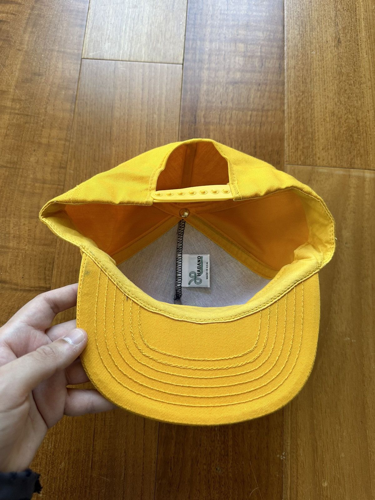 Vintage Vintage 90s USN Navy Scrambled Eggs Trucker Hat OSFA Size ONE SIZE - 9 Thumbnail