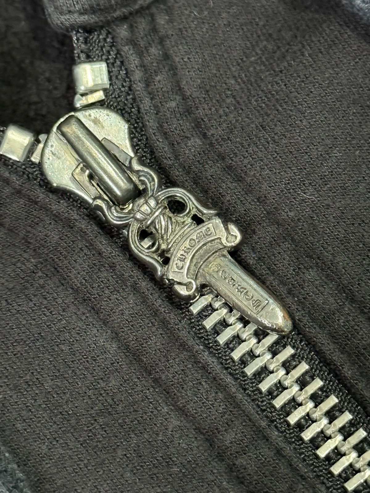 Chrome Hearts Vintage Chrome Hearts - Horseshoe patch Leather zipup jacket Size US M / EU 48-50 / 2 - 8 Thumbnail