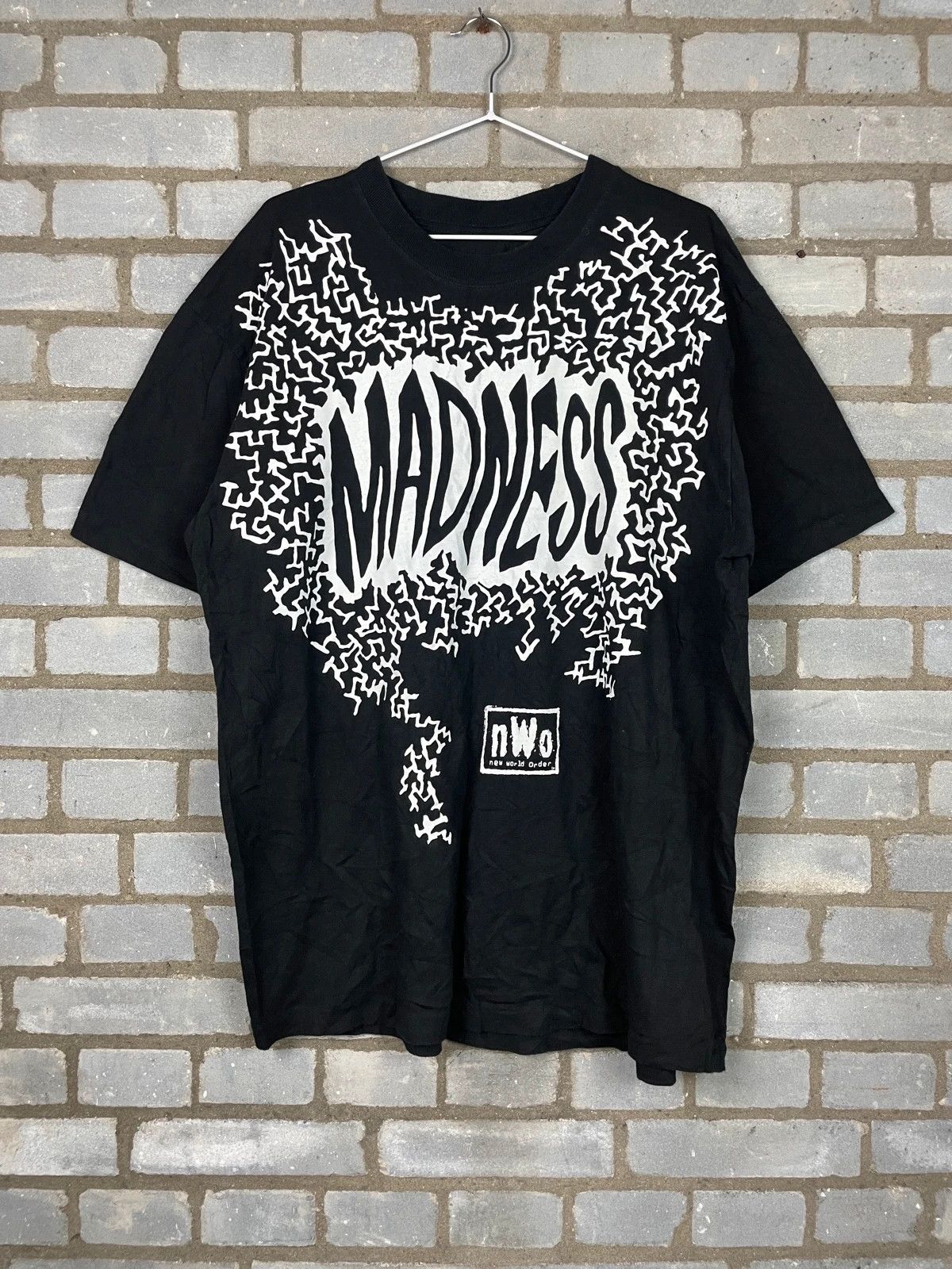 WWF !RARE! Pro Wrestling Shirt Nwo Wcw Madness Randy Savage Size US XL / EU 56 / 4 - 2 Thumbnail