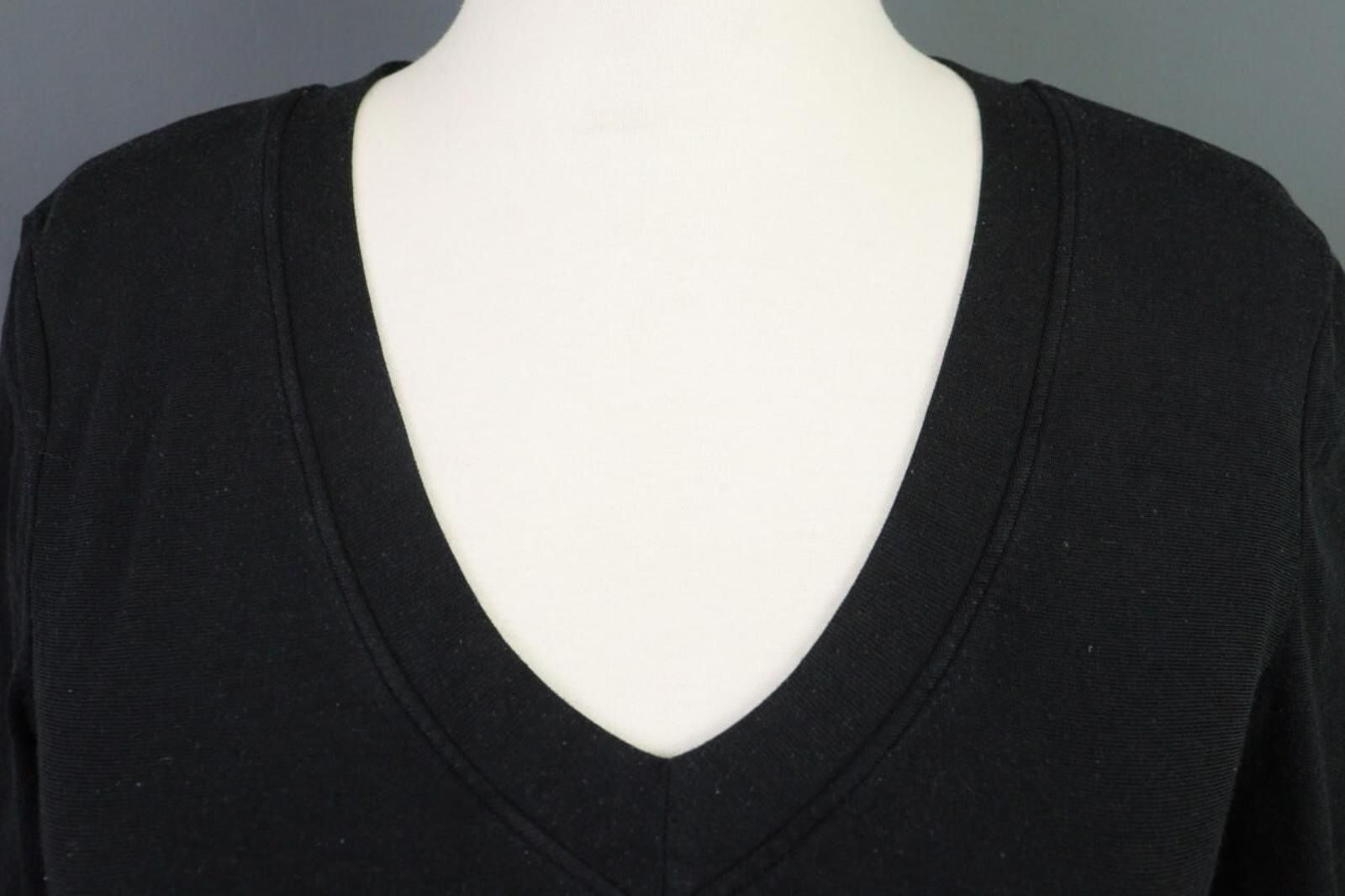 Wolford Wolford Black Knitted V-Neck Casual Pullover Sweater Size M / US 6-8 / IT 42-44 - 5 Thumbnail