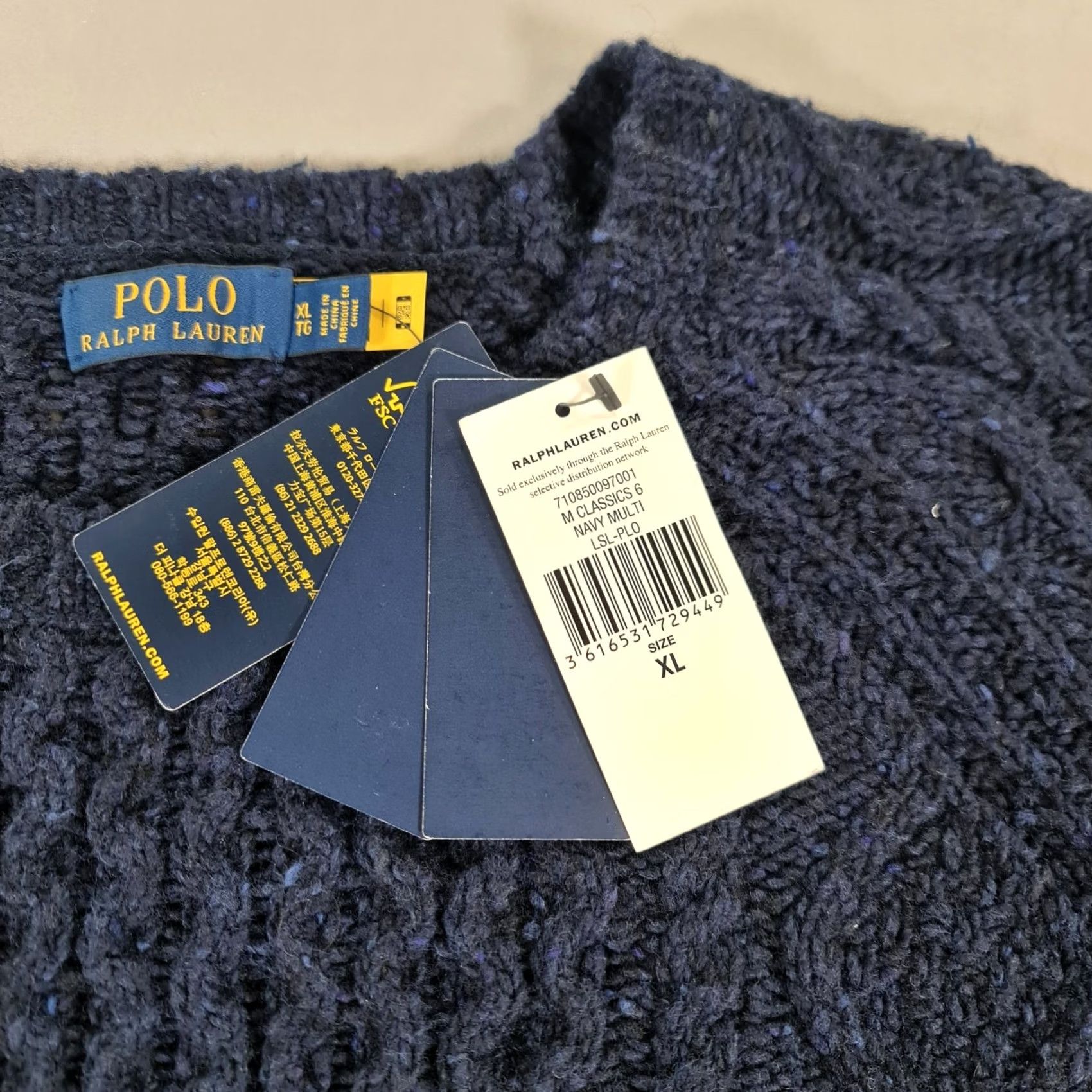 Polo Ralph Lauren VINTAGE? No. Size US XL / EU 56 / 4 - 4 Thumbnail