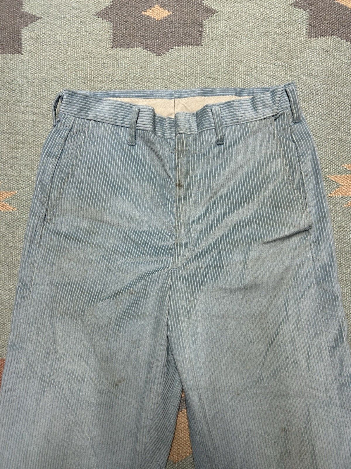 Vintage Vintage 1960s corduroy pants straight leg worn stained 28x29 Size US 28 / EU 44 - 5 Thumbnail