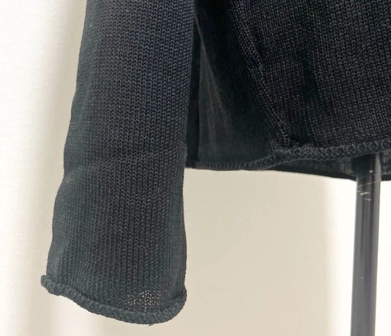 Yohji Yamamoto Yohji Yamamoto size os Black Durban turtleneck cardigan swe Size US M / EU 48-50 / 2 - 5 Thumbnail