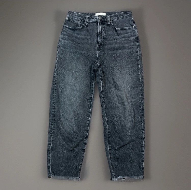 Other Madewell Women's Balloon Jeans Faded Black Denim Size 26 Size 26" / US 2 / IT 38 - 1 Thumbnail