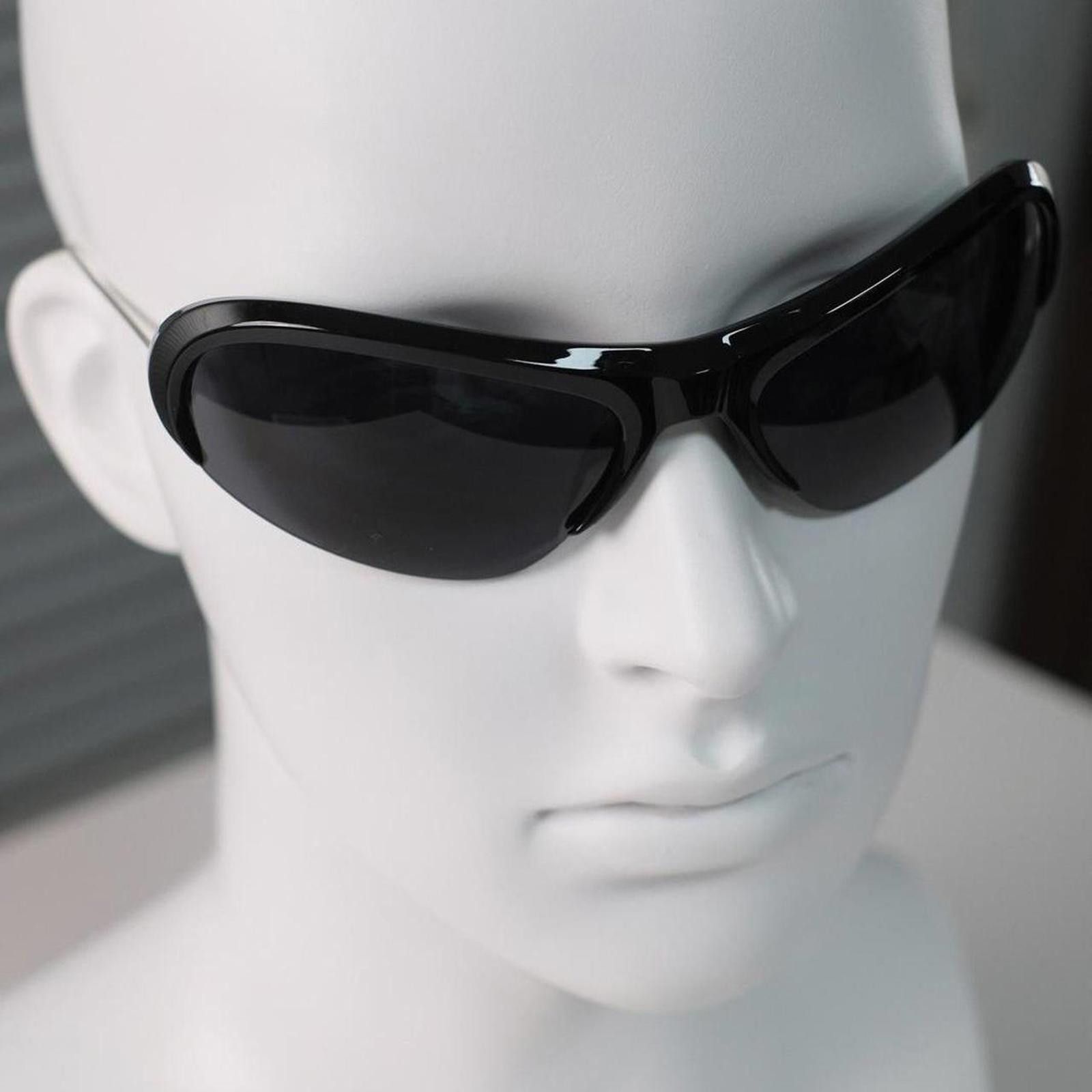Japanese Brand Rare Y2k Vtg Avant Garde Futuristic Green Sunglasses Unisex Size ONE SIZE - 4 Thumbnail