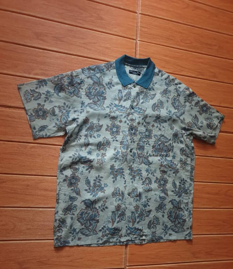 Dior Vintage Christian Dior monsieur flower collar Shirt Size US L / EU 52-54 / 3 - 5 Thumbnail