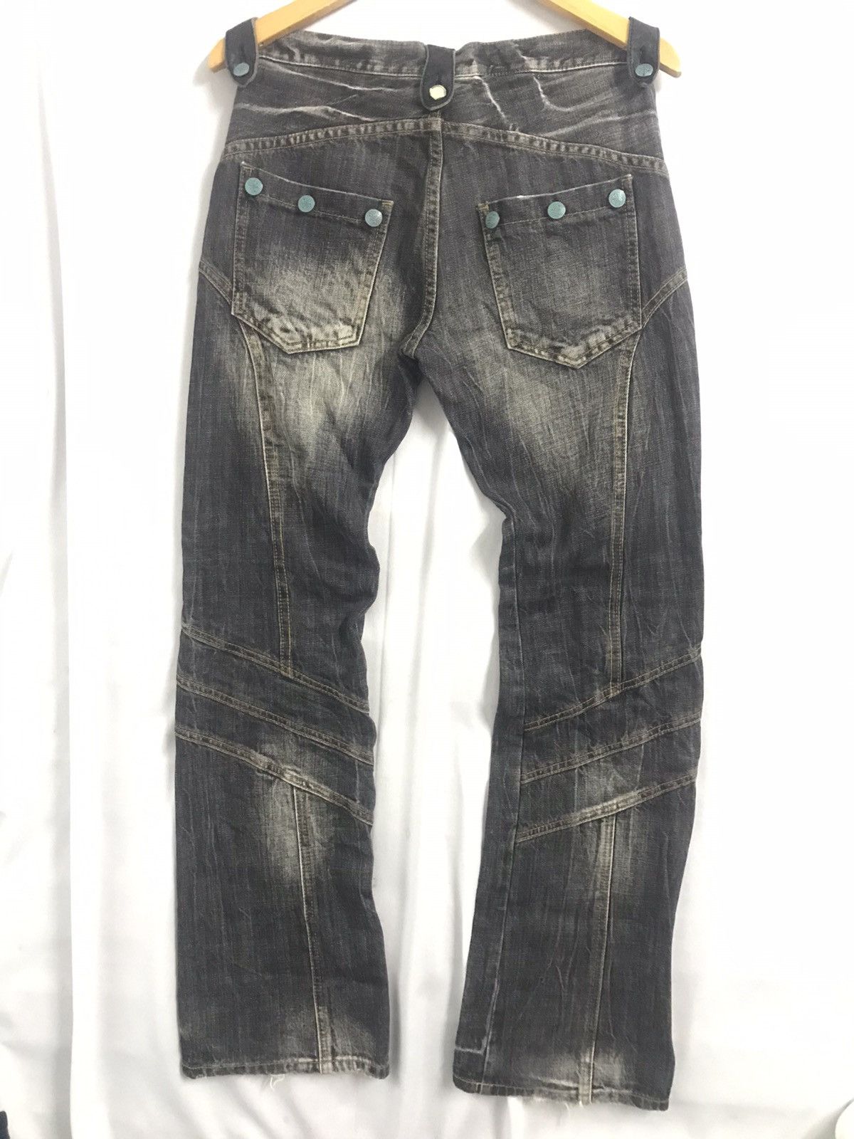 Japanese Brand DAILY NEWS - Flare Jeans Size US 31 - 10 Thumbnail