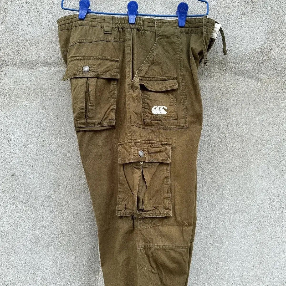 Canterbury of New Zealand 🔥 FYE 🔥 CANTERBURRY OF N.Z VINTAGE EMBROIDERY CARGO PANTS Size US 33 - 12 Thumbnail