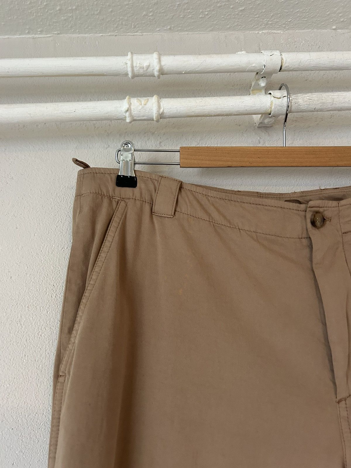 Brunello Cucinelli Brunello Cucinelli Beige Cotton Pants - Size 56 Size US 40 / EU 56 - 2 Thumbnail
