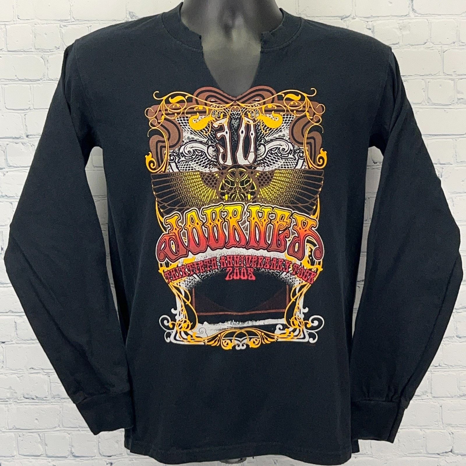 Vintage Vintage Y2Ks Journey 30th Anniversary Tour T Shirt Black S Size US S / EU 44-46 / 1 - 2 Thumbnail