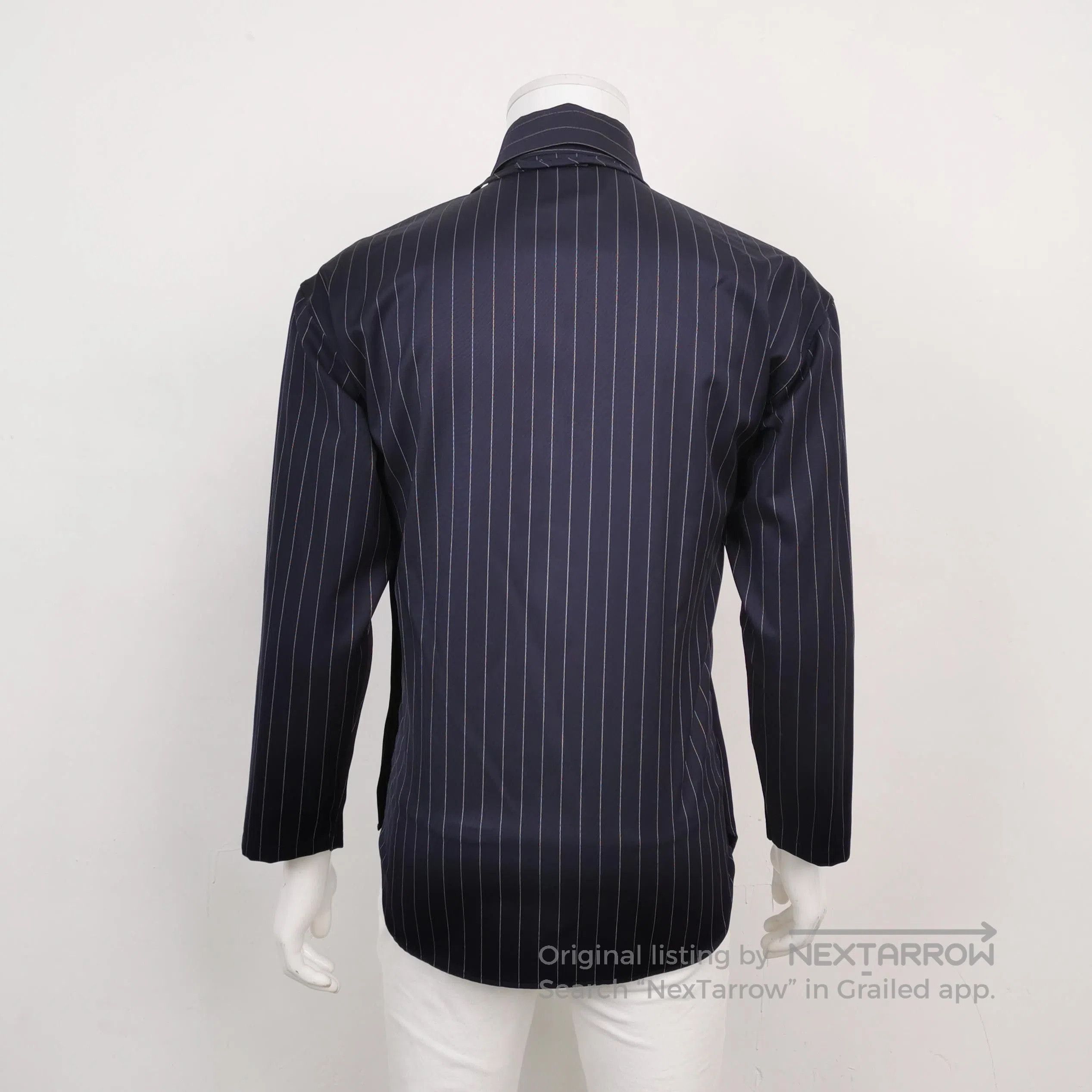 JW Anderson J.W.Anderson Wool Striped Wrap Tailored Pants. Size US 30 / EU 46 - 3 Thumbnail