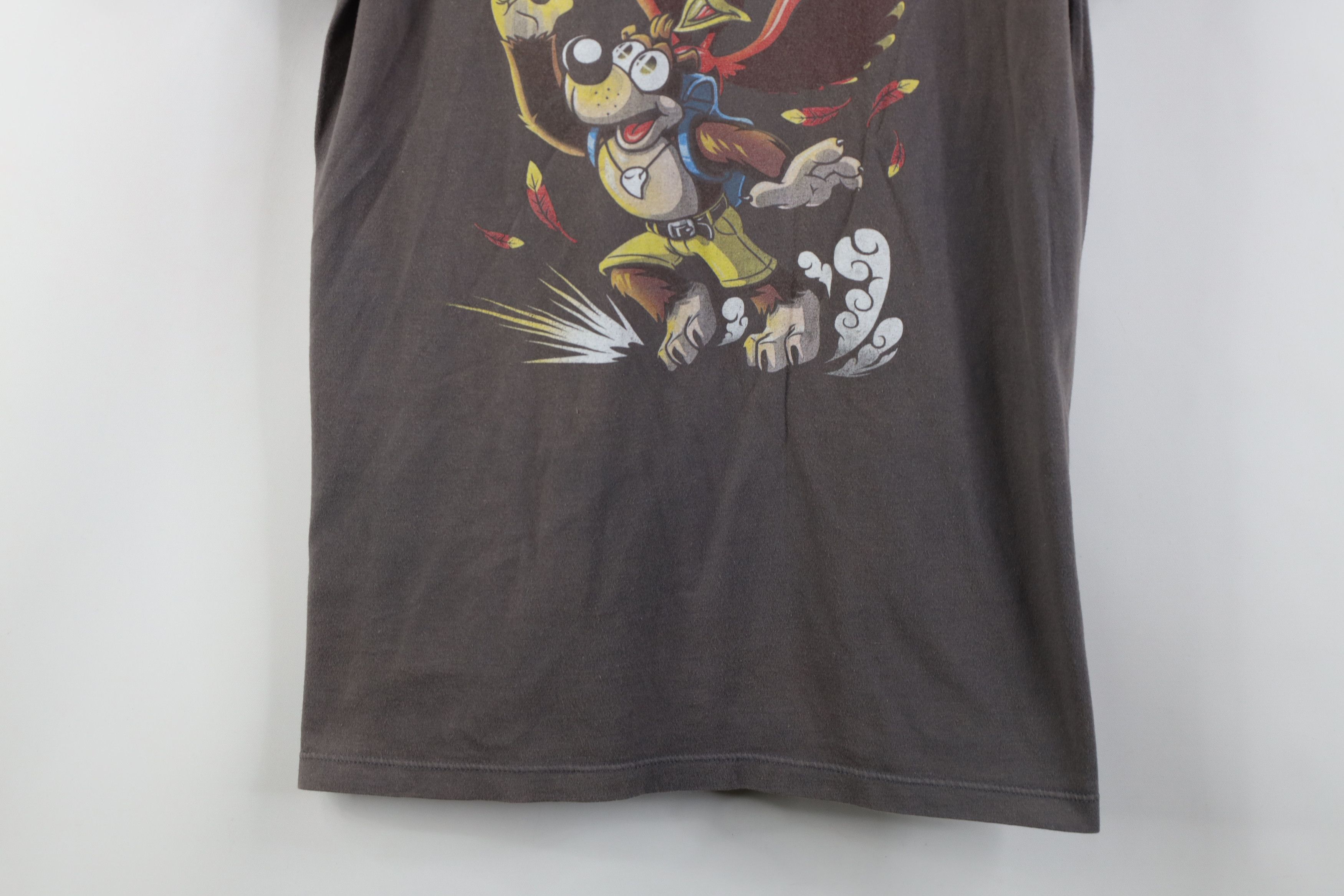 Vintage Vintage Banjo Kazooie Game Gaming Short Sleeve T-Shirt Gray Size S / US 4 / IT 40 - 3 Thumbnail