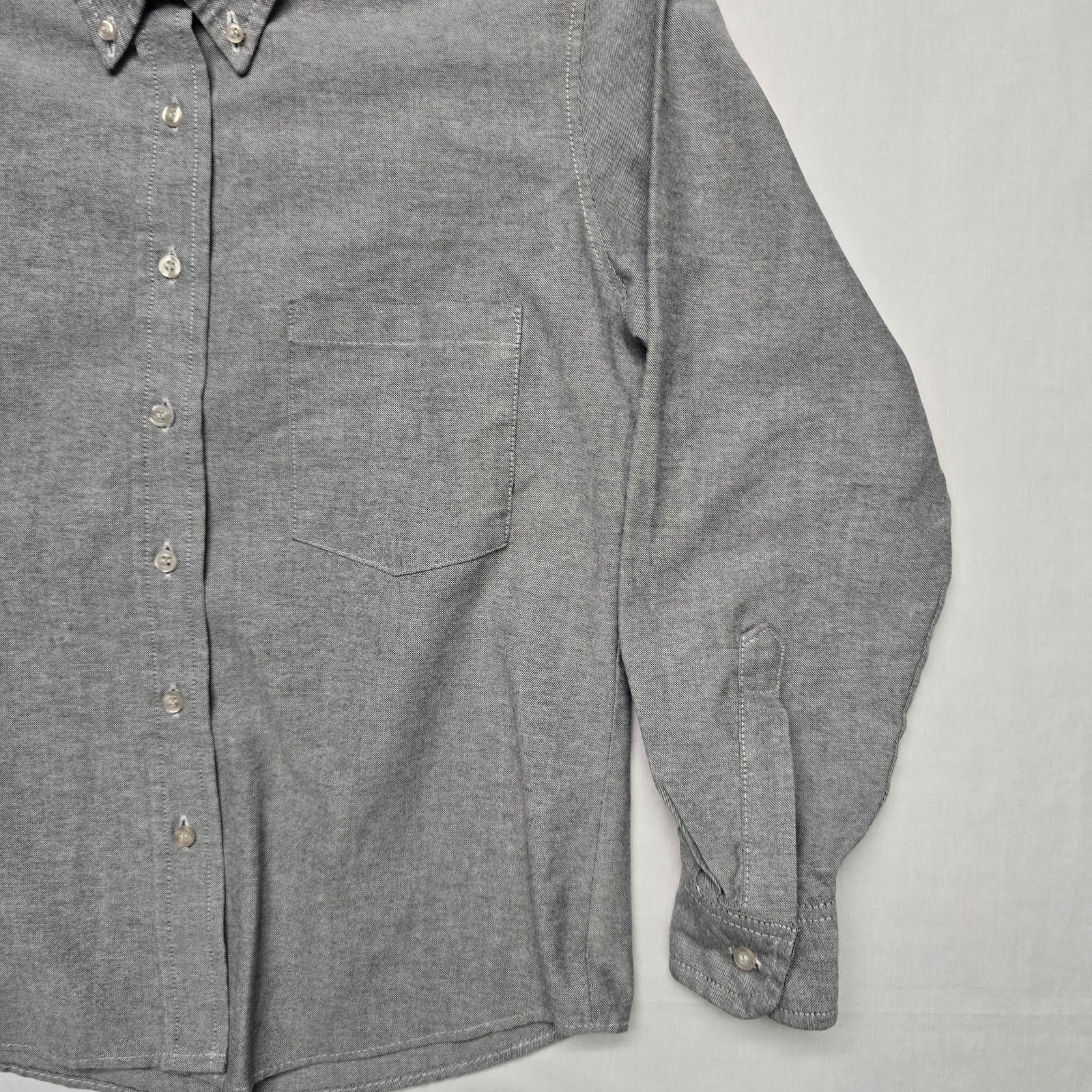 Vintage Red Kapp Womens Work Button Up Gray M Workwear Shirt Size M / US 6-8 / IT 42-44 - 2 Thumbnail