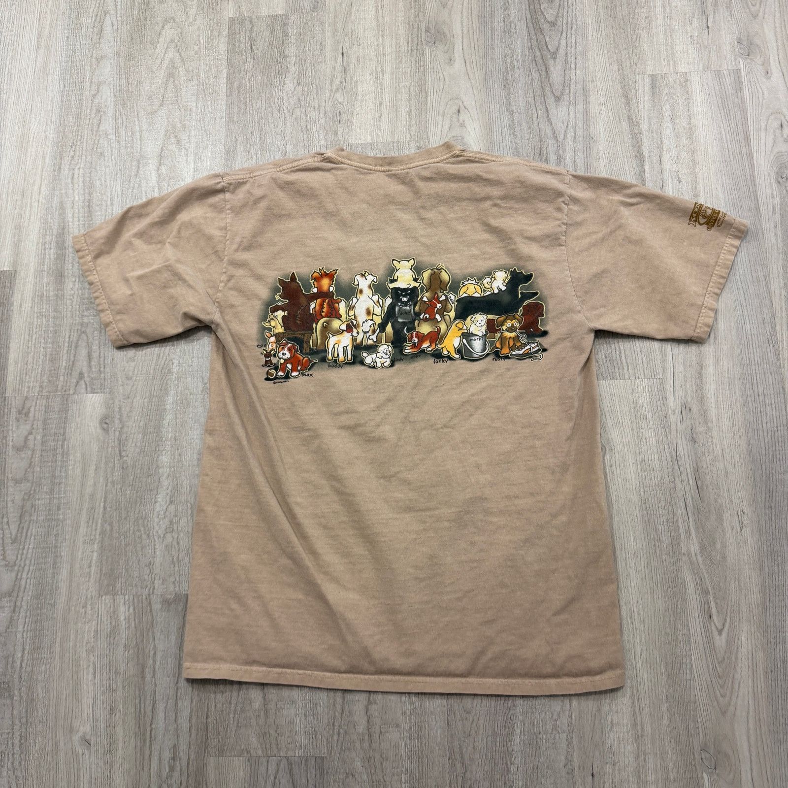 Vintage Vintage Crazy Shirt Adopt a Dog Shirt Men's Large Puppy Size US L / EU 52-54 / 3 - 6 Thumbnail