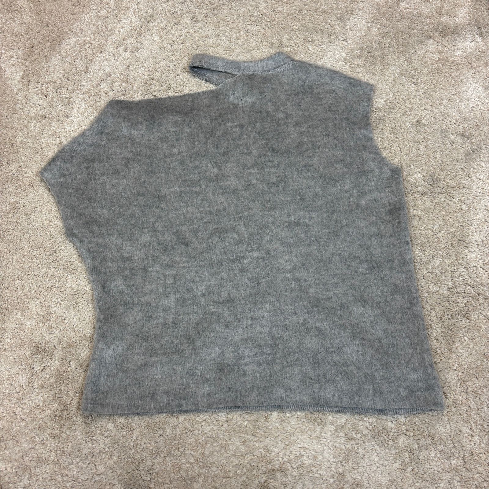 Rta RtA Wool Blend Cut Out Fuzzy Top Women's S Japanese Fabric Size S / US 4 / IT 40 - 3 Thumbnail