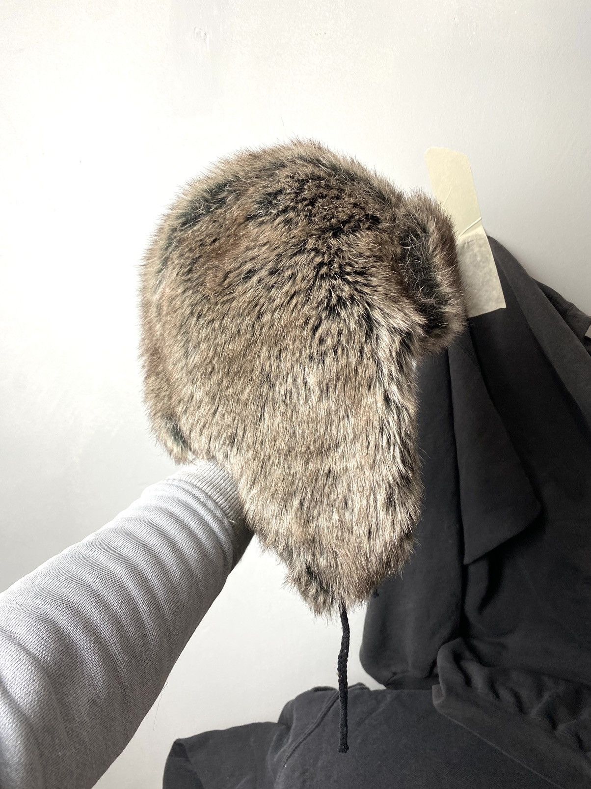 Vintage Vintage Fuzzy Mohair Ushanka Hat Beanie Balaclava Size ONE SIZE - 4 Thumbnail