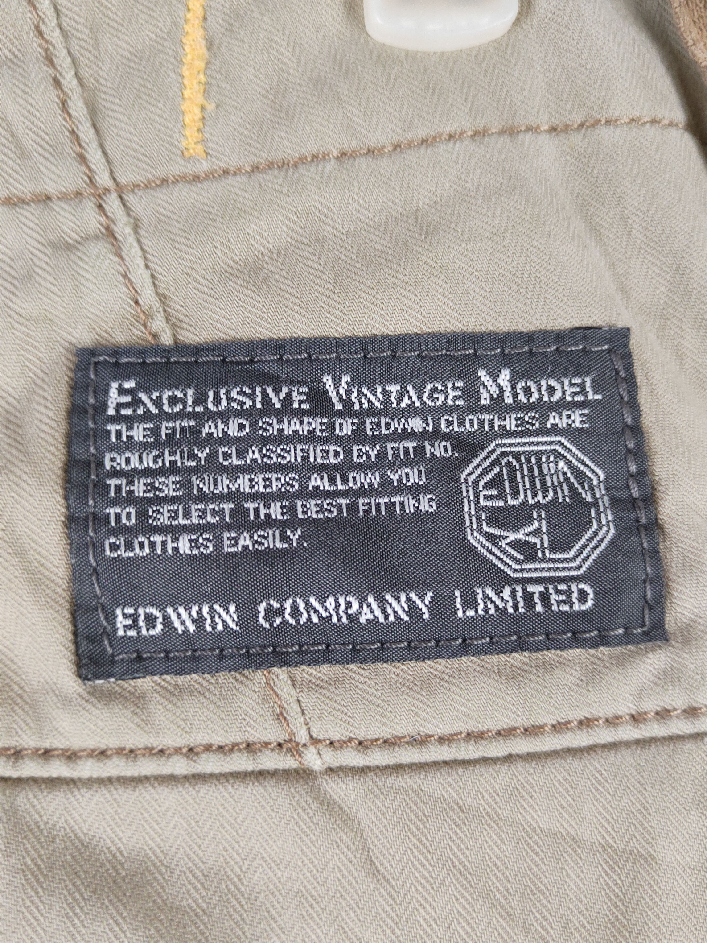 Edwin Edwin Beige Multipocket Tactical Cargo Pants #W1317 Size US 31 - 12 Thumbnail