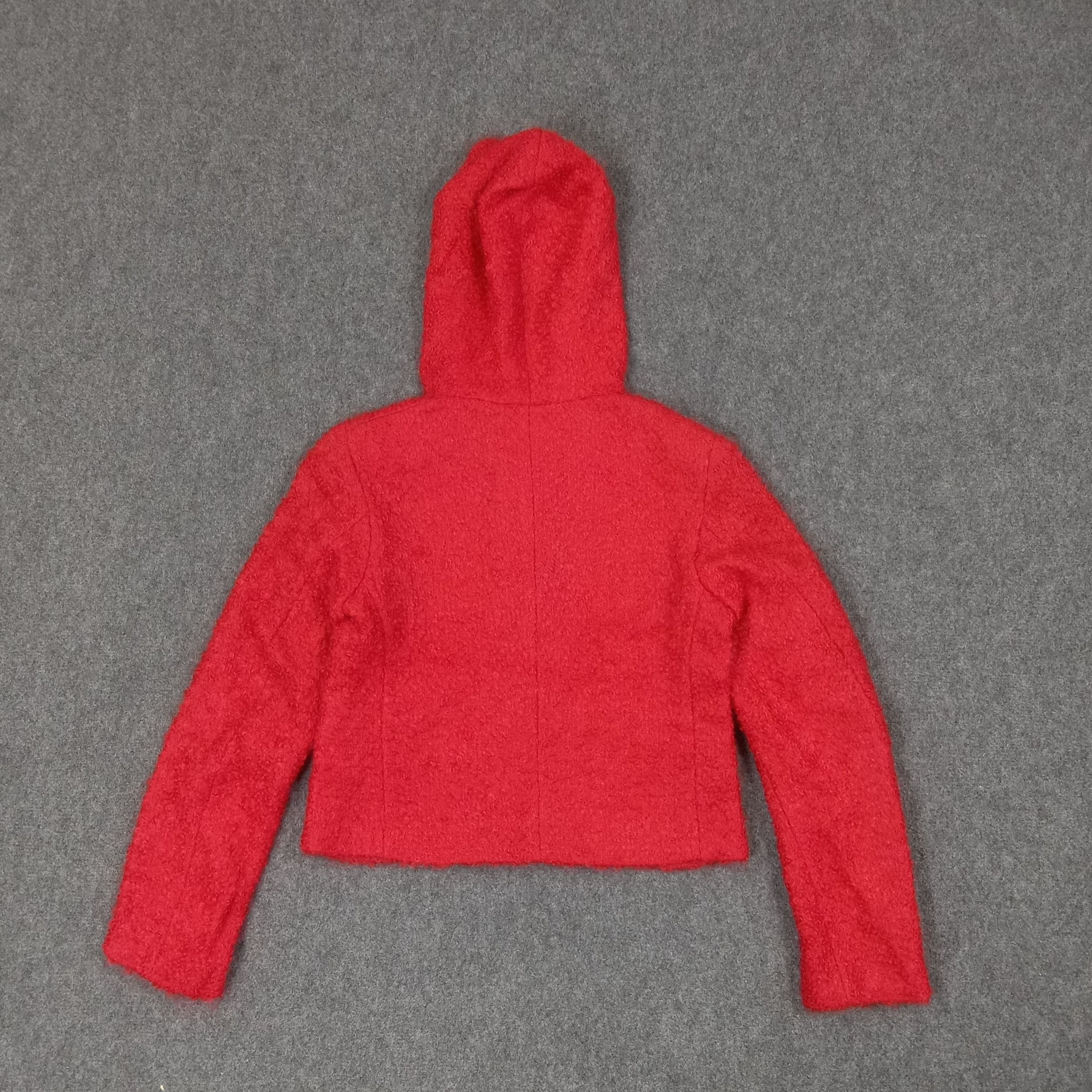 Vintage × agnes b. Agnes B. Fashion Designer Fleece Hoodie Jacket Size XS / US 0-2 / IT 36-38 - 5 Thumbnail