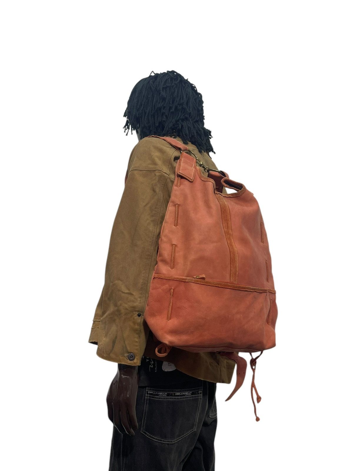 Genuine Leather Full Leather Petit Ami Backpack Bag 1🟩3 Size ONE SIZE - 1 Thumbnail