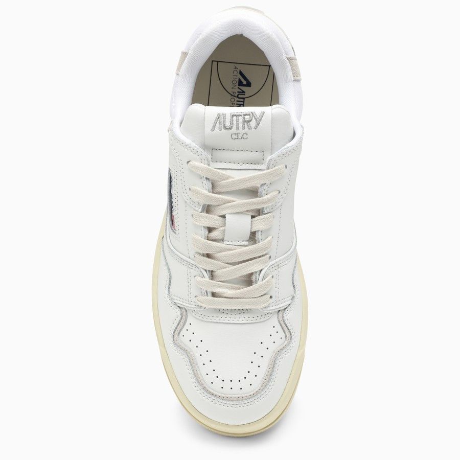 AUTRY o1d2blof0824 Leather Low Trainers in White Size US 7 / IT 37 - 4 Thumbnail