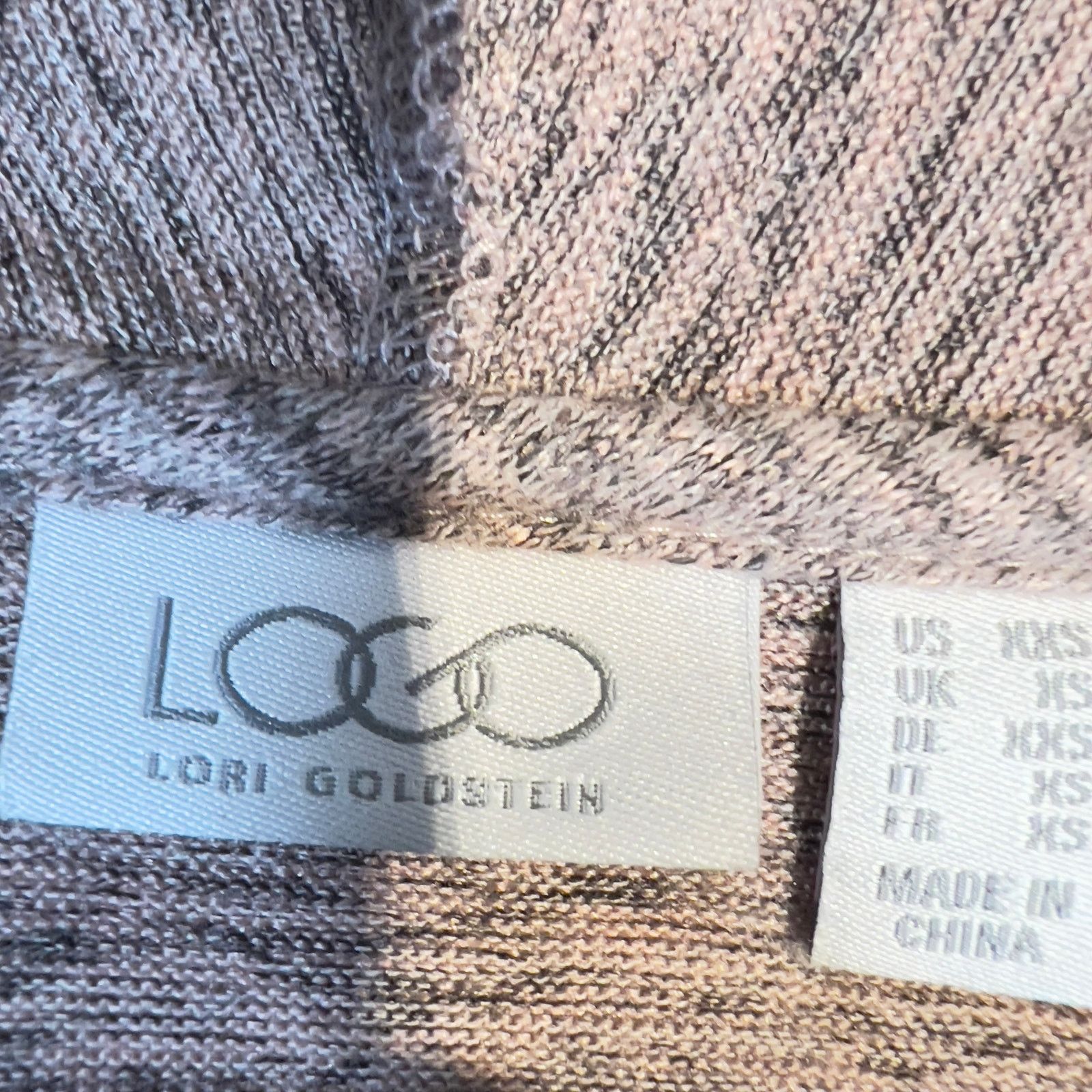 Other Logo Lori Goldstein Open Wrap Sweater Woman's XXS Sleeveless Size XXS / US 00 / IT 34 - 2 Thumbnail
