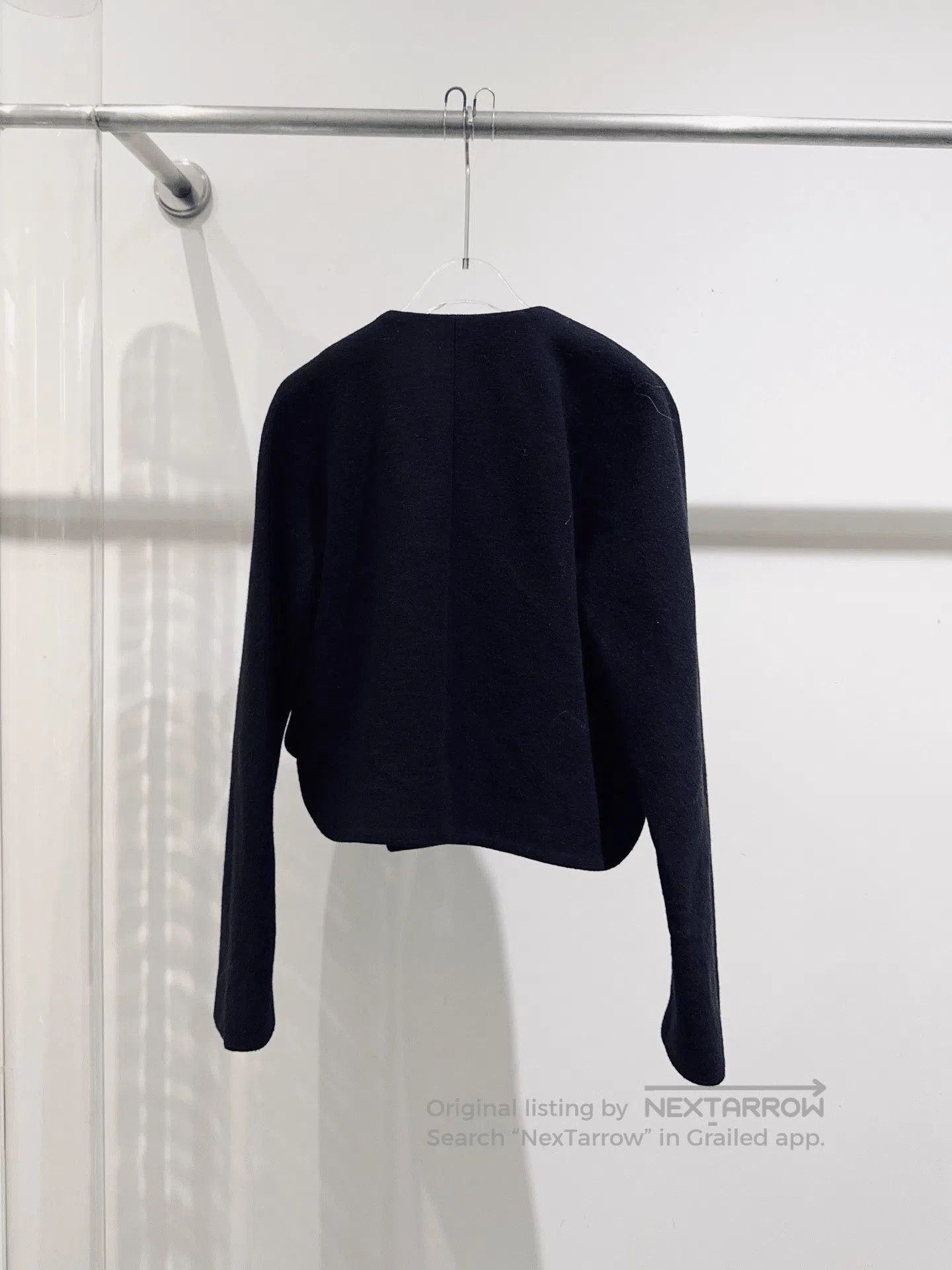 Balenciaga Balenciaga Black Wool Coat. Size XS / US 0-2 / IT 36-38 - 4 Thumbnail