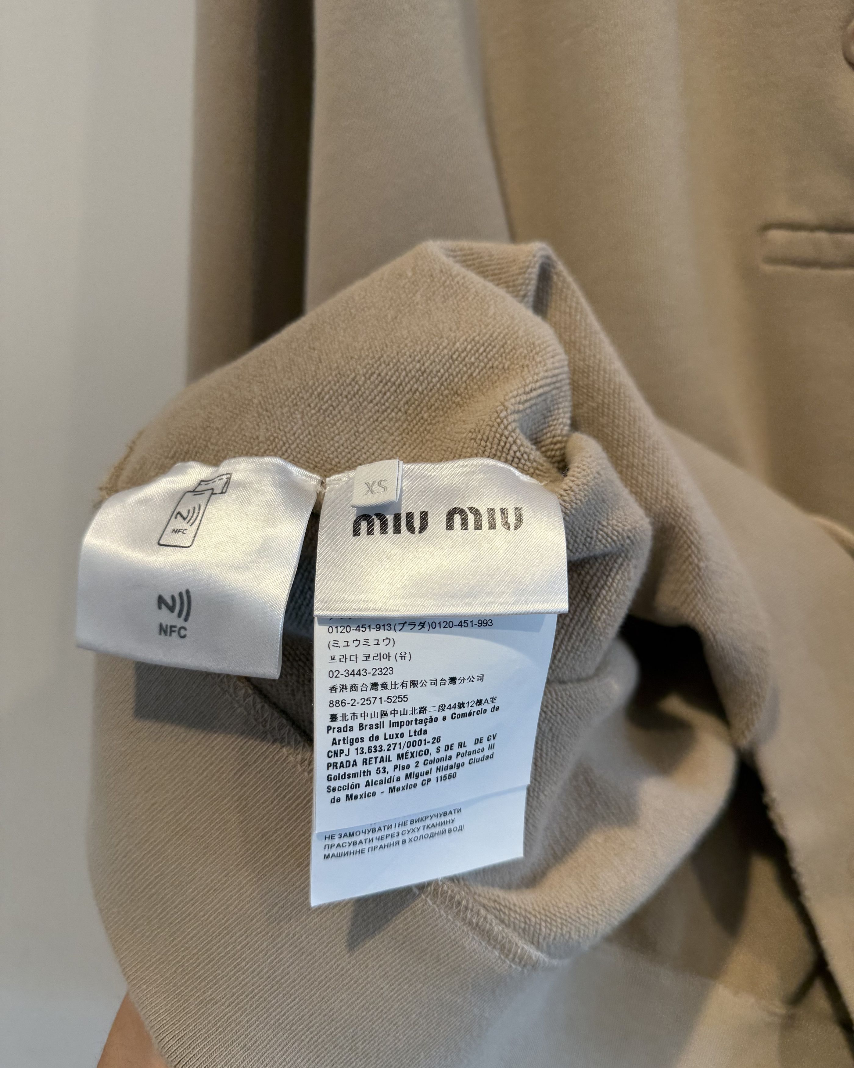 Miu Miu MiuMIu Logo Applique Embroidered Polo Shirt Size US XS / EU 42 / 0 - 6 Thumbnail