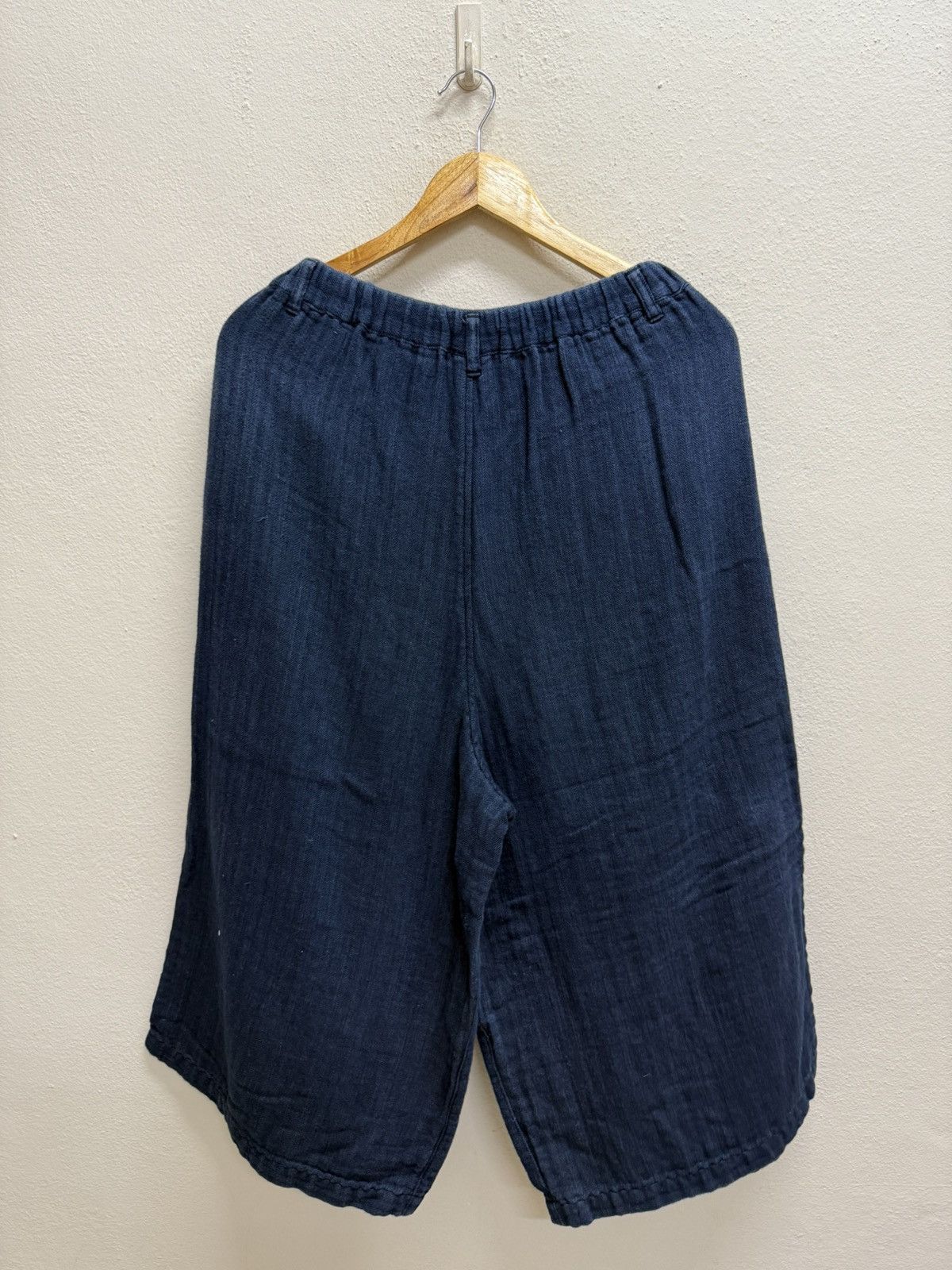Issey Miyake × Japanese Brand × Vintage Vintage Plantation Issey Miyake Linen Flare Palazo Pants Size 28" / US 6 / IT 42 - 18 Thumbnail