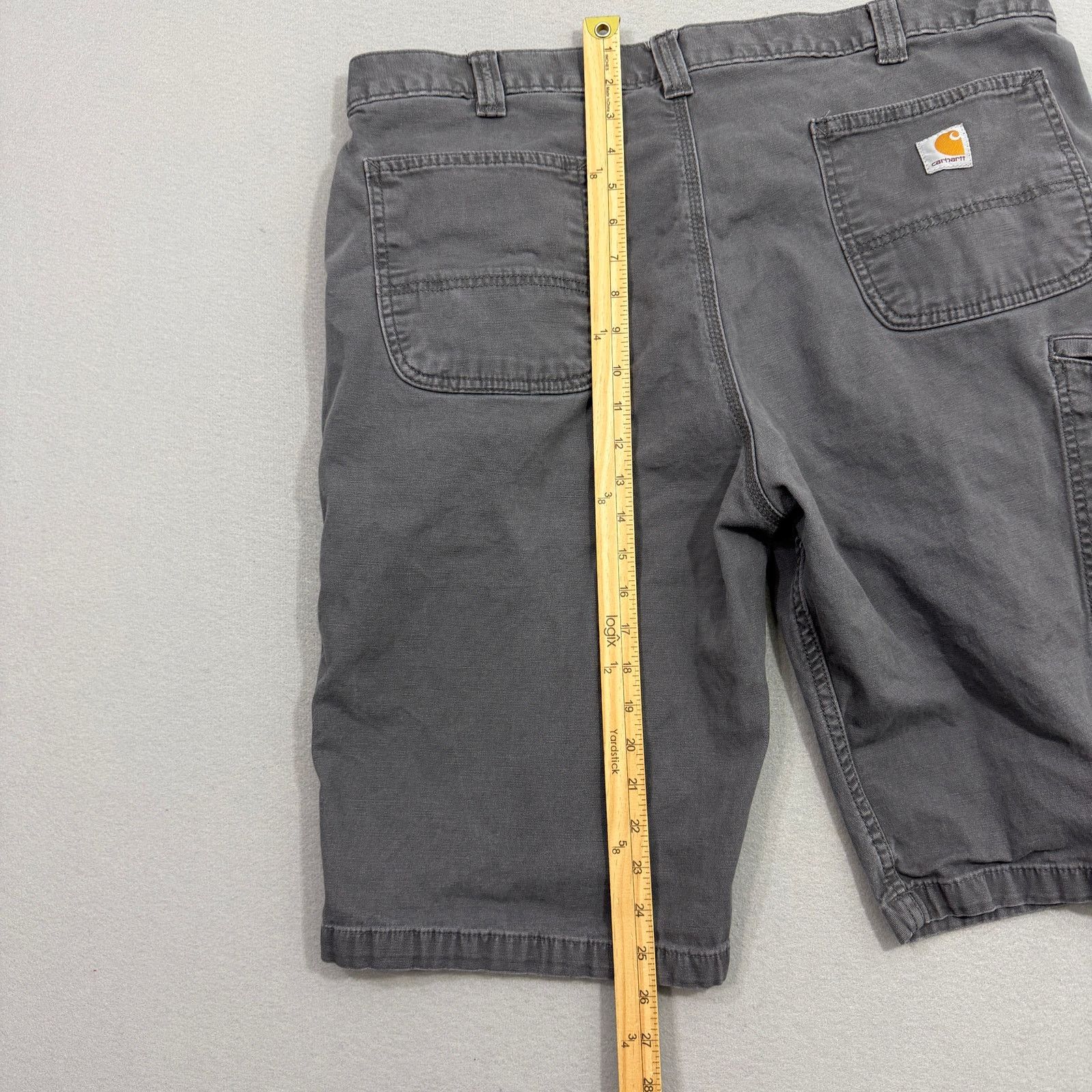 Carhartt Carhartt Rugged Flex Canvas Shorts Men's 40 Gray 13" Inseam Size US 40 / EU 56 - 10 Thumbnail