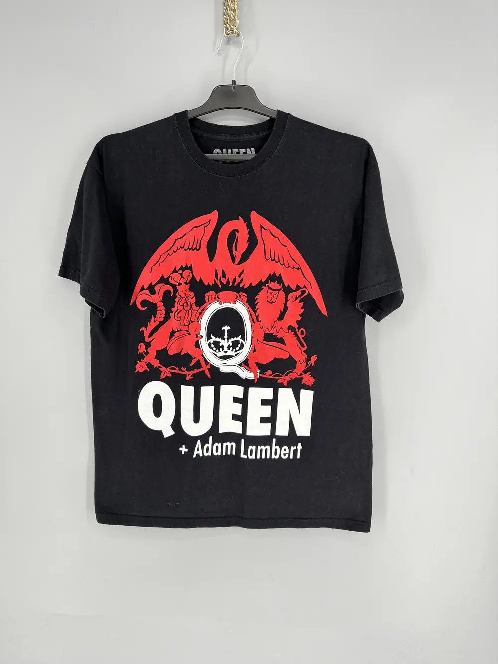 Band Tees Vtg Queen + Adam Lambert Live in Concert Tee Punk Rock Band Size US L / EU 52-54 / 3 - 1 Thumbnail