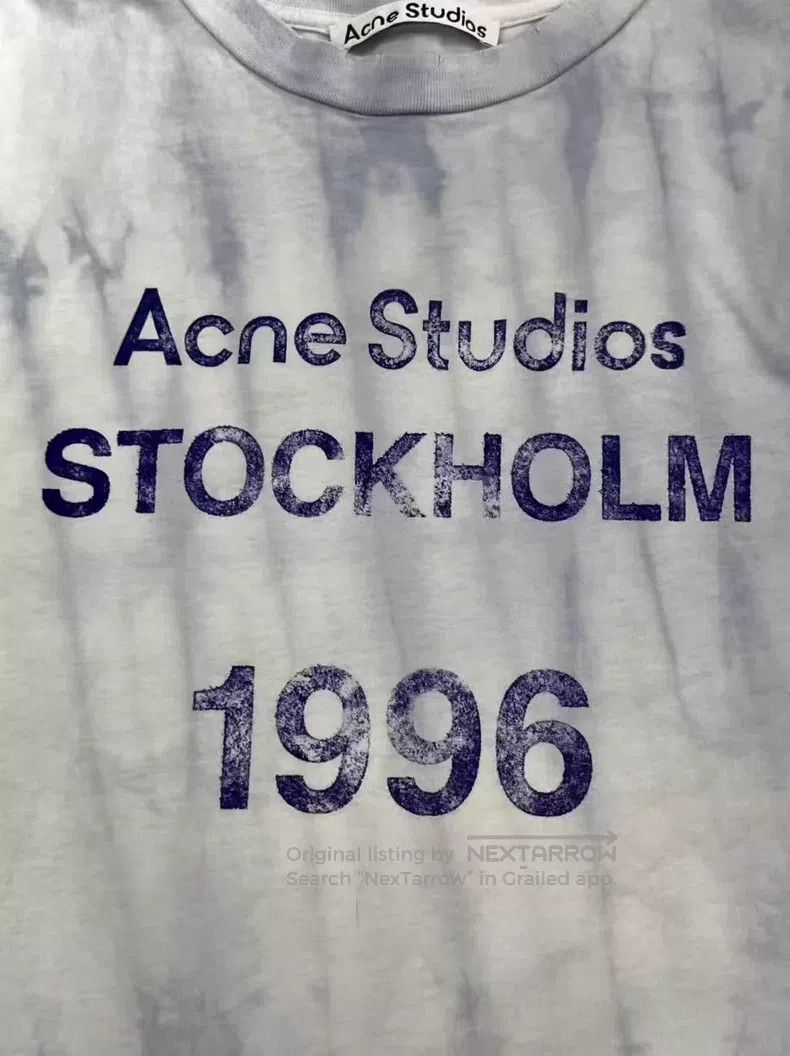 Acne Studios Acne Studios Logo letter number print crewneck short-sleev Size US S / EU 44-46 / 1 - 3 Thumbnail