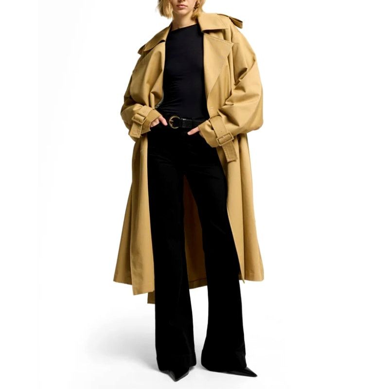 7 For All Mankind 7 For All Mankind Women's Stratford Oversized Cape Trench XS Size XS / US 0-2 / IT 36-38 - 1 Thumbnail