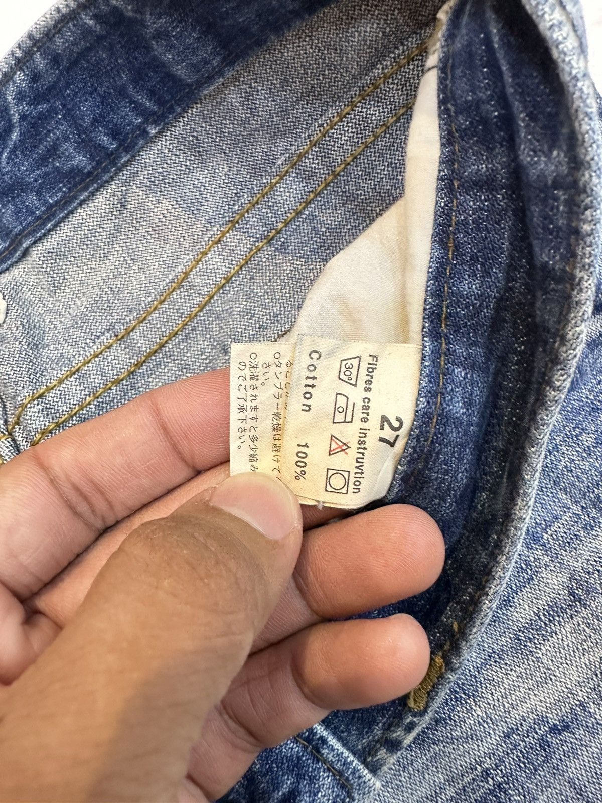 Tornado Mart 2000s Distressed Cook Studded Flare Jeans Y2K Goa Lgb Style Size US 30 / EU 46 - 9 Thumbnail