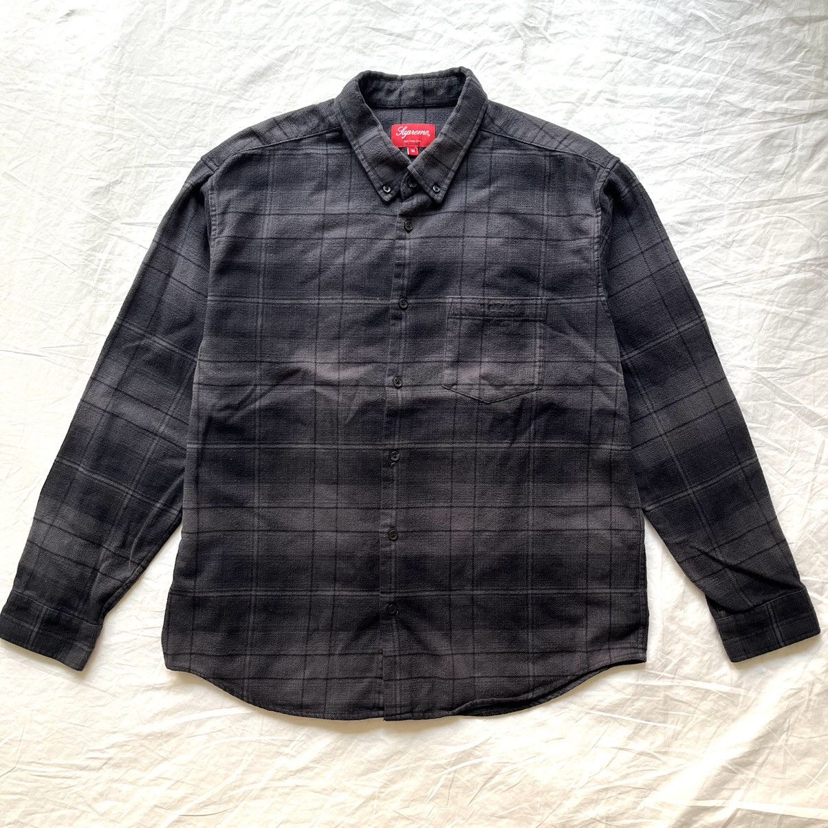 Supreme Supreme Shadow Plaid Flannel Shirt | Grailed