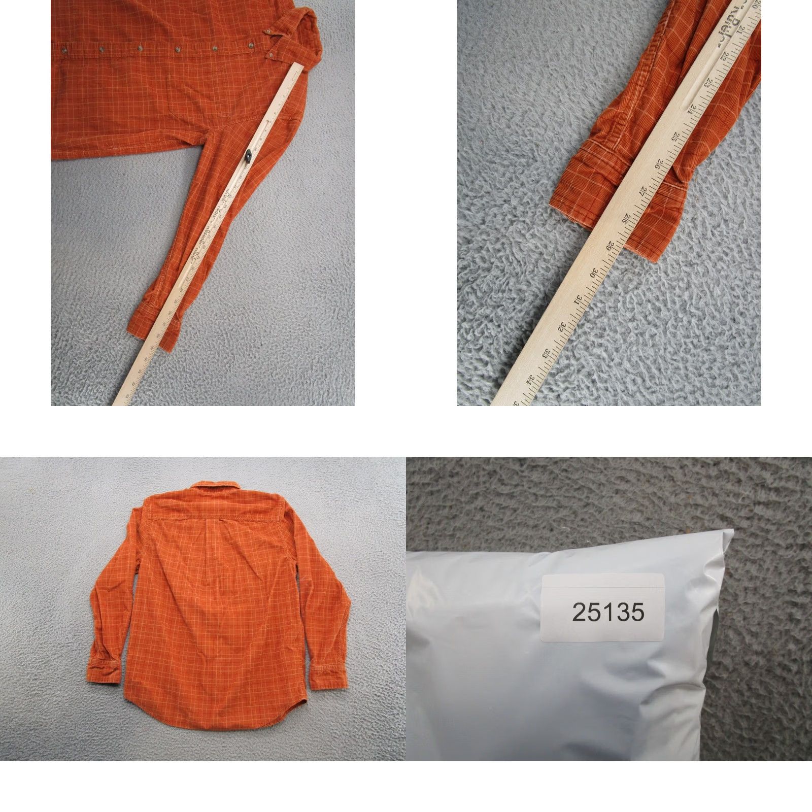 Eddie Bauer VINTAGE Eddie Bauer Mens Orange Corduroy Button-Down Long Sleeve Shirt S Jump to Primed Size US S / EU 44-46 / 1 - 8 Thumbnail
