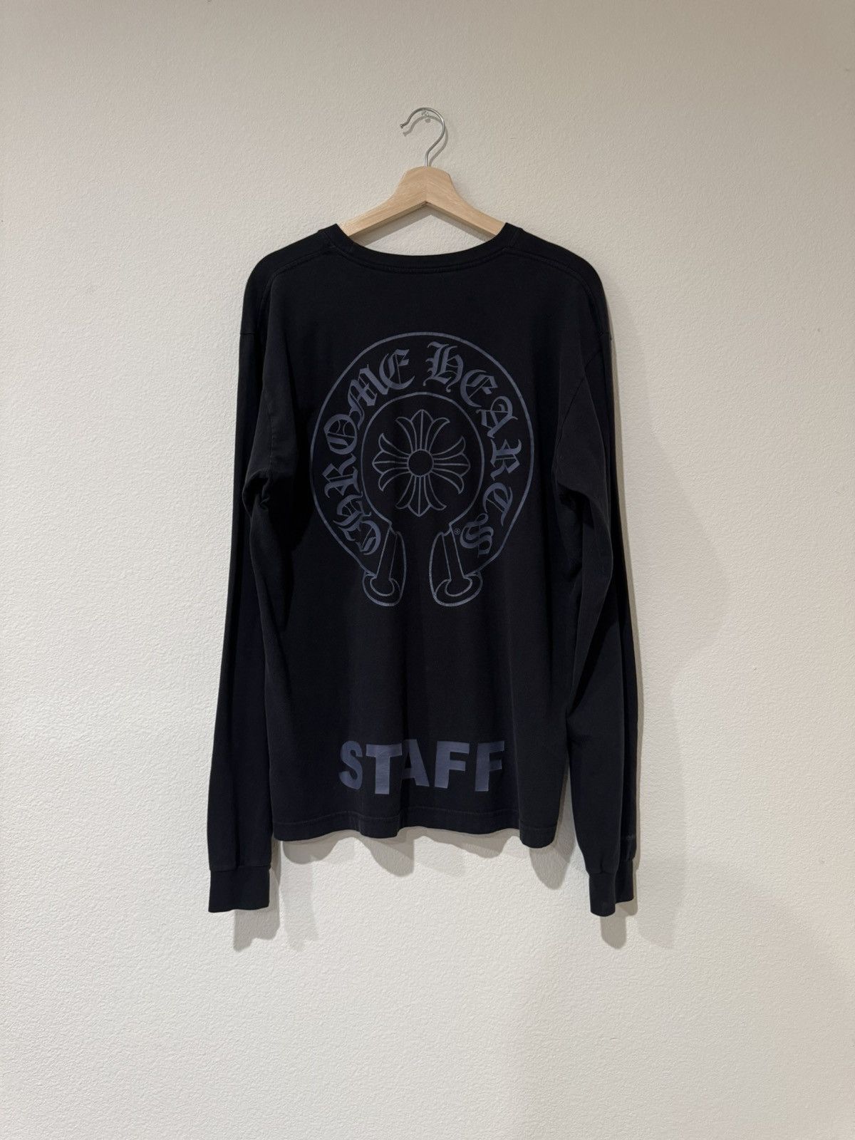 rare STAFF only chrome hearts longsleeve