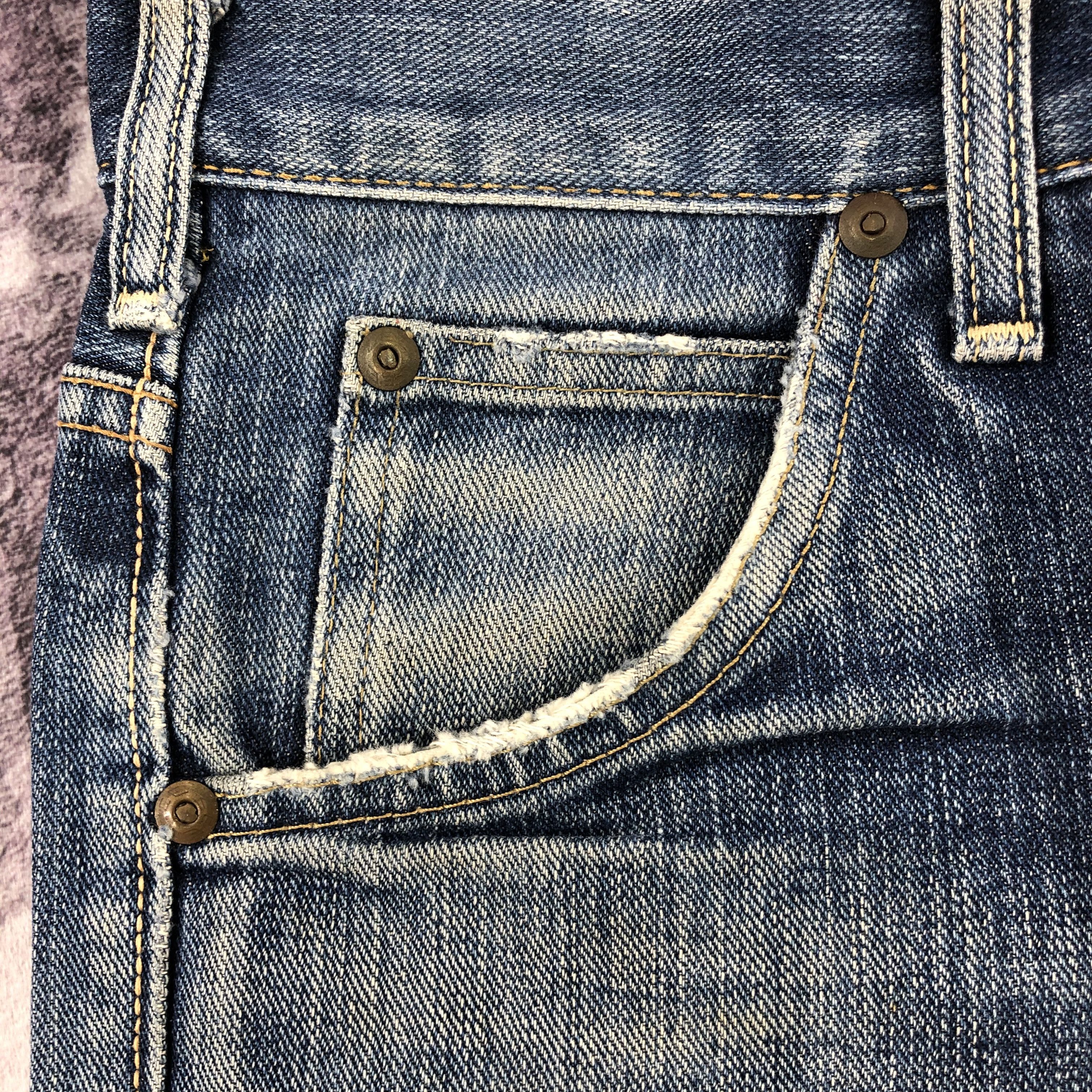 Lee Vintage Blue Wash Lee Jeans-JM2262 Size US 31 - 12 Thumbnail