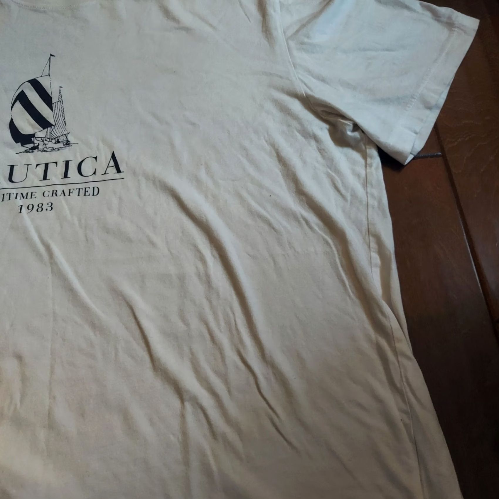 Nautica Nautica Mens Maritime Crafted 1983 Sail Boat Print Shirt - 2XL Size US XXL / EU 58 / 5 - 5 Thumbnail