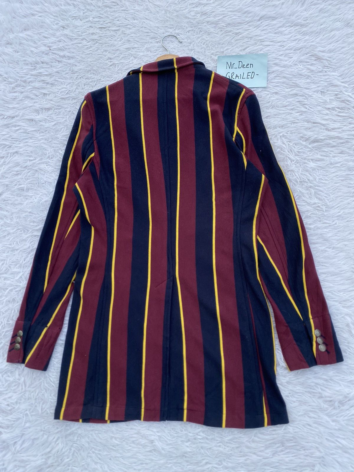 PPFM Rare Vintage PPFM Stripes Long Jacket/ Blazer Size US M / EU 48-50 / 2 - 17 Thumbnail