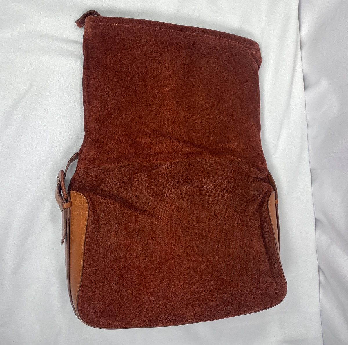 Maison Margiela Maison Martin Margiela Burgundy Cognac Leather Messenger Bag Size ONE SIZE - 6 Thumbnail